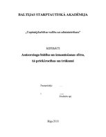 Referāts 'Autsorsinga būtība un izmantošanas sfēra, tā priekšrocības un trūkumi', 1.