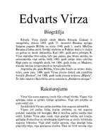 Referāts 'Edvarts Virza', 1.