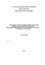 Referāts 'Jaunaudzes kopšanas darba ieteicamās tehnoloģijas pamatojums', 1.