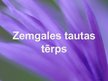 Prezentācija 'Zemgales tautas tērps', 1.