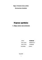 Konspekts 'Kopnes aprēķins', 1.