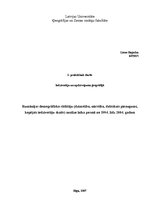 Referāts 'Rumānijas demogrāfisko rādītāju analīze laika posmā no 1994. līdz 2004.gadam', 1.