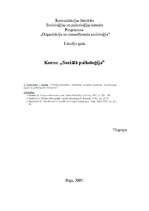 Konspekts 'Cilvēka personības veidošanās sociālajā kontekstā. Socializācijas aģenti un psih', 5.