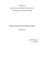 Referāts 'Darba vides ergonomisko risku izvērtējums ārsta palīgam', 1.