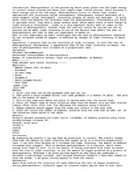 Eseja 'Investigation on how Light Intensity Affects the Rate of Photosynthesis', 1.