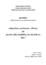 Konspekts 'Oligarhijas dzelžainais tvēriens jeb pasaule kļūst bagātāka, bet diemžēl ne mēs', 1.