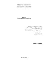 Referāts 'Uzņēmējdarbības stiprās un vājās puses, iespējas un draudi vienotajā Eiropas sav', 1.