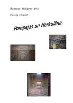 Eseja 'Pompejas un Herkulāna', 1.