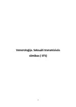 Referāts 'Veneroloģija. Seksuāli transmisīvās slimības', 1.