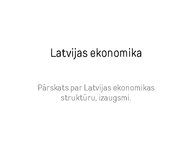 Prezentācija 'Latvijas Ekonomika', 1.