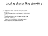 Prezentācija 'Latvijas Ekonomika', 2.