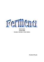 Referāts 'Fermenti', 1.