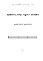 Referāts 'Bezdarbs Latvijas reģionos un laukos', 1.