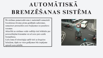 Prezentācija 'Drošības sensori satiksmē', 6.