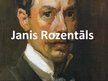 Prezentācija 'Janis Rozentāls', 1.