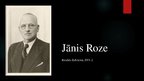 Prezentācija 'Jānis Roze, Jāņa Rozes veikali', 1.