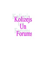 Konspekts 'Romas Kolizejs un Forums', 1.