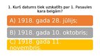 Prezentācija 'Viktorīna par Latvijas un Pasaules vēsturi', 2.