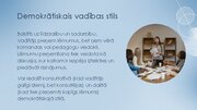 Prezentācija 'Vadības stili pirmsskolā', 9.