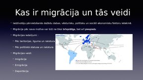 Prezentācija 'Iedzīvotāju migrācijas problēma Latvijā', 3.