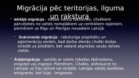 Prezentācija 'Iedzīvotāju migrācijas problēma Latvijā', 4.