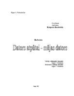 Referāts 'Dators atpūtai - mājas dators', 1.