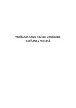 Referāts 'Vadīšanas stilu nozīme uzņēmuma vadīšanas procesā', 1.