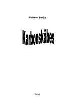 Referāts 'Karbonskābes', 1.