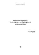 Referāts 'Lēmumu par preču vai pakalpojumu cenām pamatošana', 1.