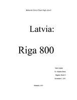 Referāts 'Riga 800', 1.