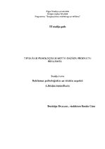 Konspekts 'Tipiskākie psiholoģiskie motīvi dažādu produktu reklāmās', 1.