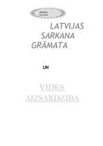 Referāts 'Sarkanā grāmata un vides aizsardzība', 1.