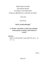 Konspekts 'Sociālās izziņas psiholoģija: sociālā percepcija un atribūcija, sociālā attieksm', 1.