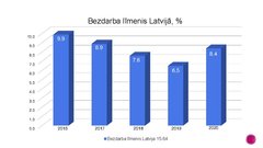 Prezentācija 'Bezdarba problēmas Latvijā', 8.