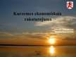 Prezentācija 'Kurzemes ekonomiskais raksturojums', 1.