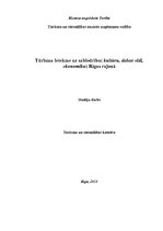 Referāts 'Tūrisma ietekme uz sabiedrību Rīgas rajonā', 1.