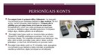 Prezentācija 'Personīgais konts, vidējā izpeļņa, Atvaļinājums', 3.