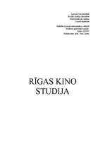 Referāts 'Rīgas kino studija', 1.