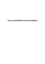 Konspekts 'Civilās aizsardzības plāna fragments', 1.