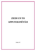 Konspekts 'Ziedi un to apputeksnētāji', 1.