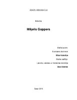 Referāts 'Miķelis Goppers', 1.