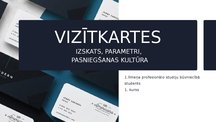 Prezentācija 'Vīzītkartes', 1.