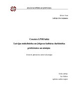 Referāts 'Cenzūra LPSR laikā Latvijas mākslinieku un Jelgavas kultūras darbinieku priekšst', 1.