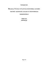 Referāts 'Beļģijas, Vācijas un Latvijas ekonomikas augsmes faktoru salīdzinošā analīze un ', 1.