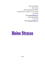 Eseja 'Meine Strasse', 1.