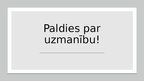 Prezentācija 'Muskuļu aktivitāte velobraucējiem', 13.