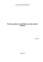 Referāts 'Finanšu ekonometrijas patstāvīgs pētījums ar daudzfaktoru regresijas analīzes li', 1.