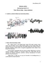 Konspekts 'Motora kloķa – klaņa mehānisms', 1.