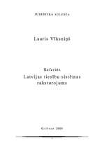 Referāts 'Latvijas tiesību sistēmas raksturojums', 1.