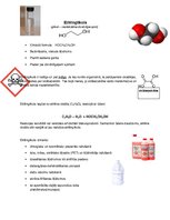 Konspekts 'Pārskatāms konspekts par etilēnglikolu, metanolu un etanolu', 1.
